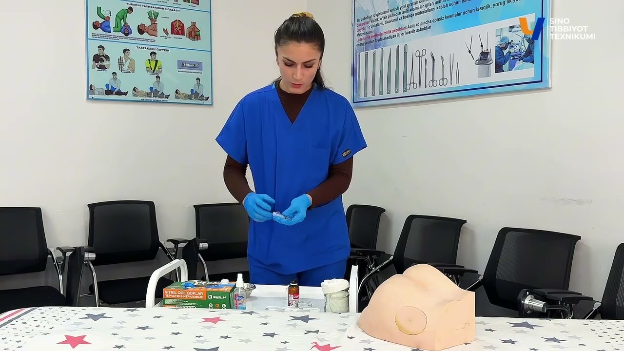 Mushak orasiga inyeksiya qilishni oʻrganamiz