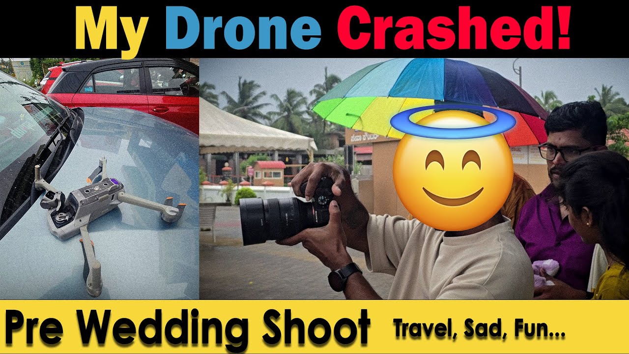 Pre-Wedding Turns Emotional – Drone Crash in Uchila 😢 | Udupi & Kalasa