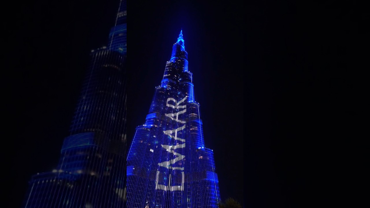 Dubai Downtown SkyView Tower | Dubai Mall Night Views 🌙 #dubai #travel #4k #viral #shorts #uae
