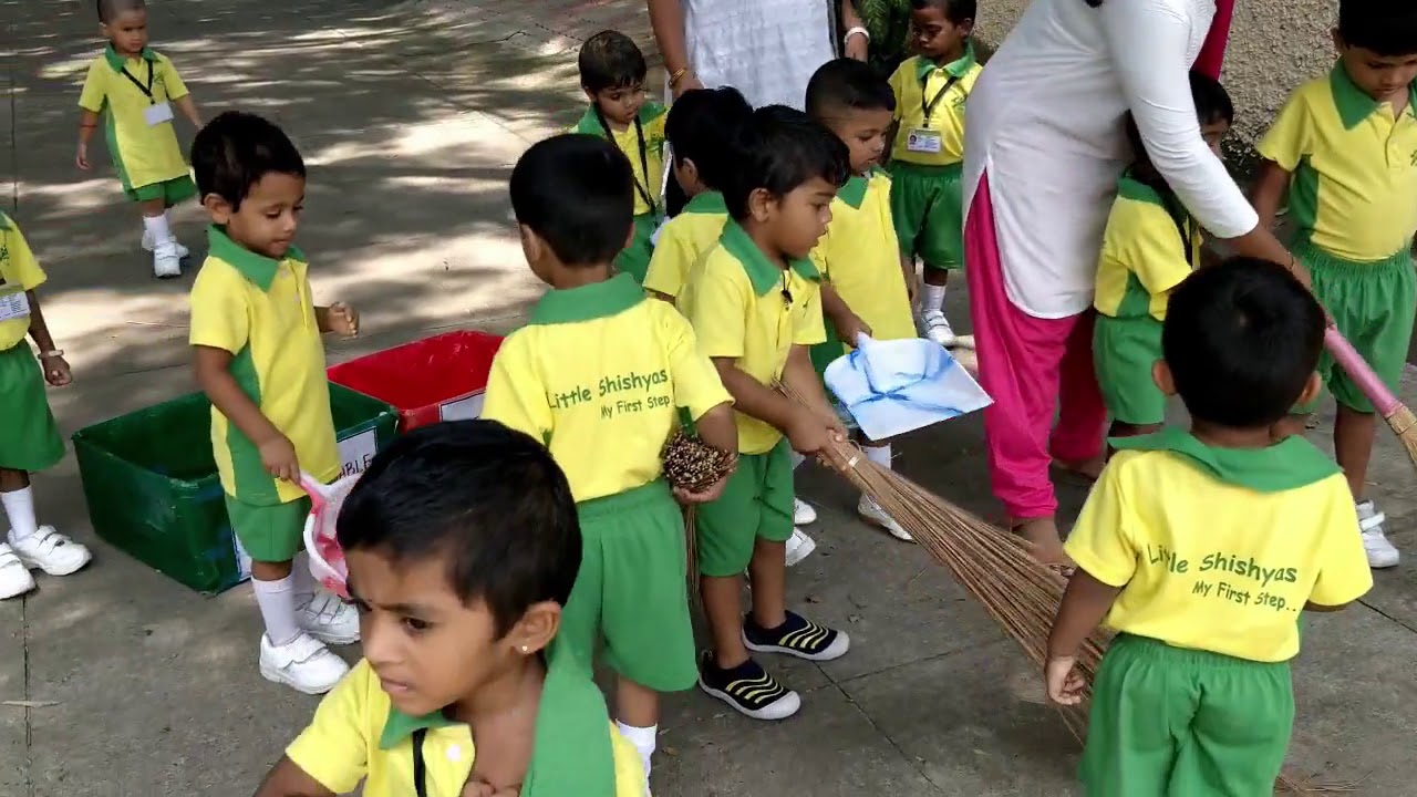 SWACHH BHARAT ACTIVITY @ LITTLE SHISHYAS PRESCHOOL