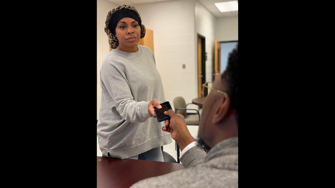 When Ms. Johnson checks Principal Wes for taking her son’s phone!