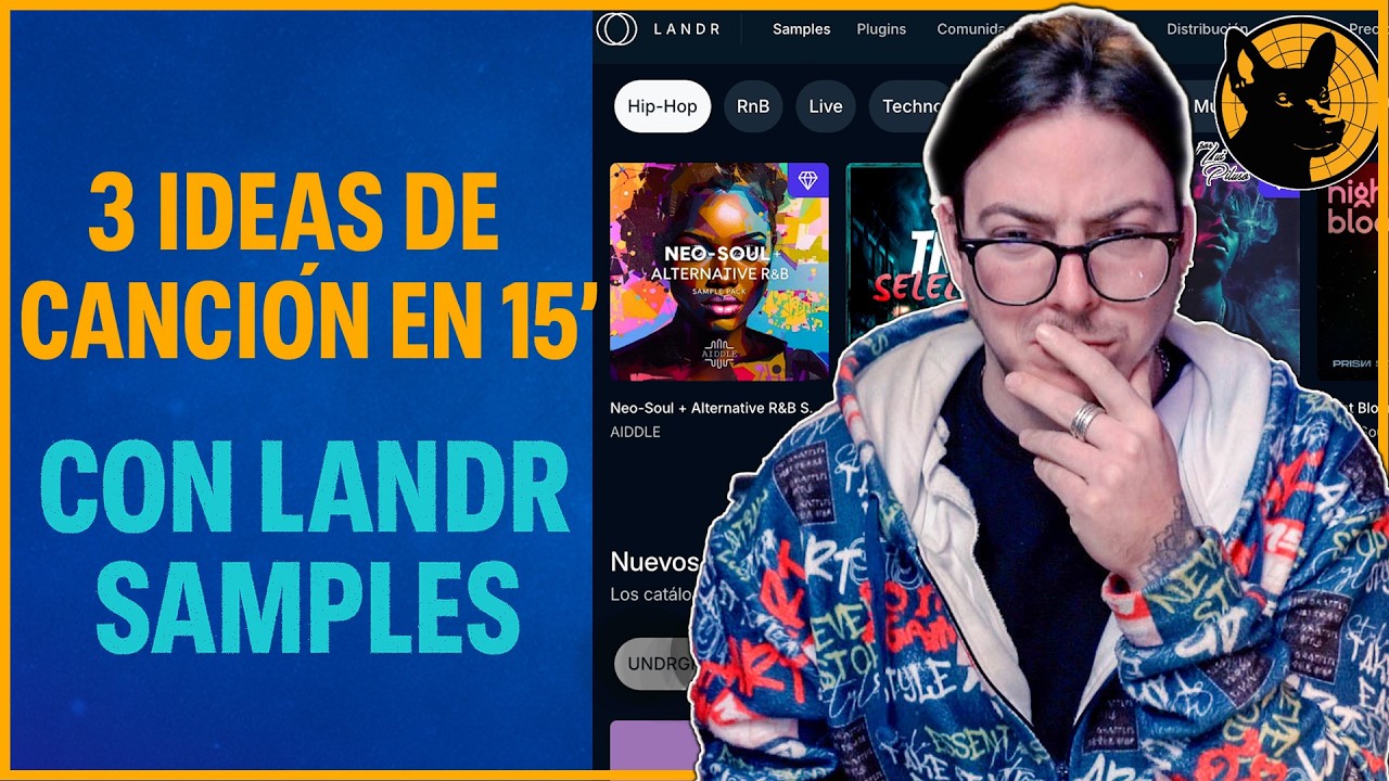 3 Instrumentales en 15&rsquo;&rsquo; con LANDR Samples | C&Oacute;MO USAR SAMPLES 🎹 (Y NO SONAR IGUAL QUE TODOS 🚫)