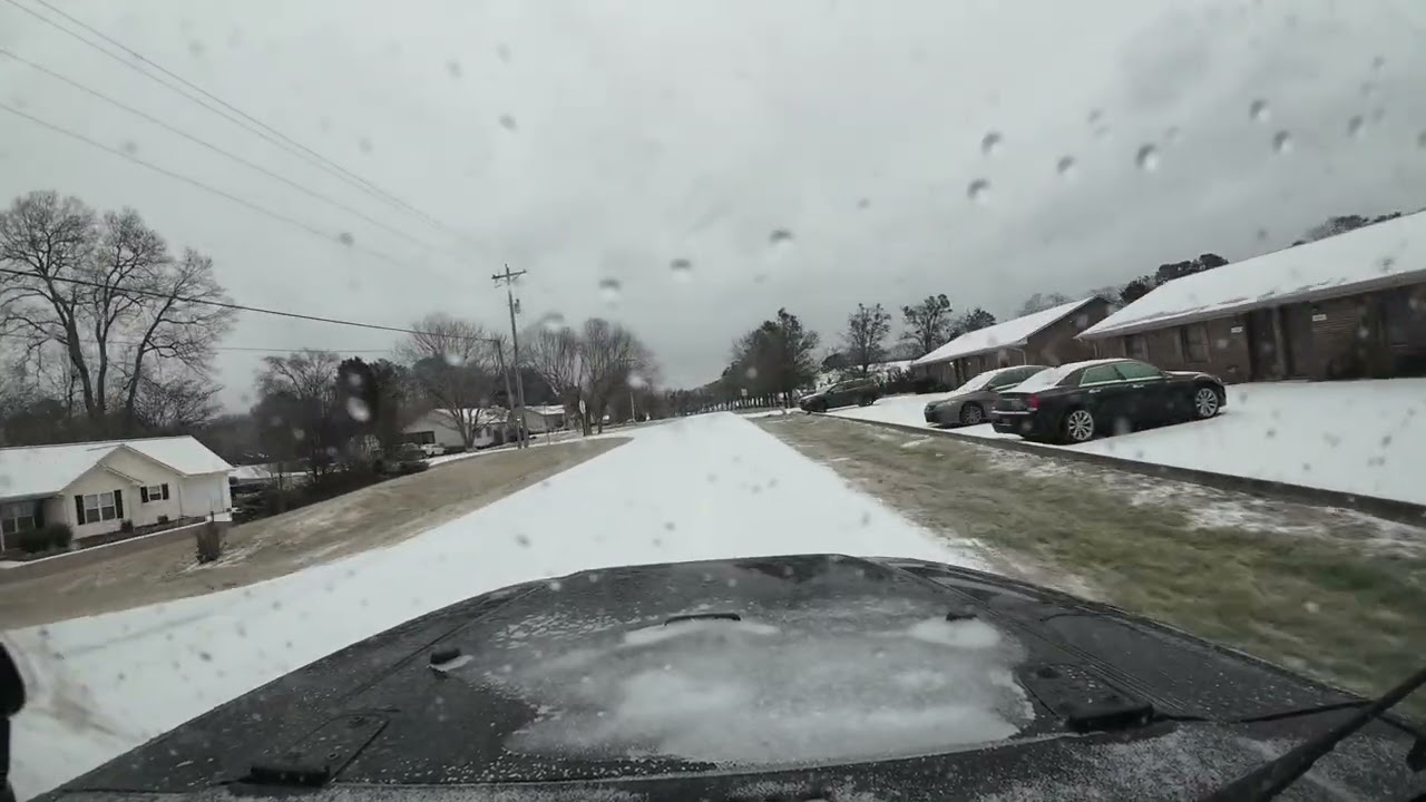 Denver NC ride in snow & ice part 2