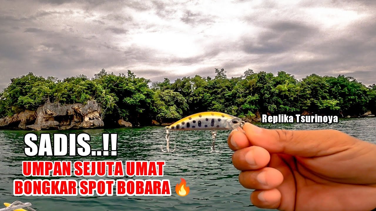 LARI KENCANG..!! Ultralight Casting Pinggiran Bongkar Spot Bobara Dengan Minnow Replika Tsurinoya