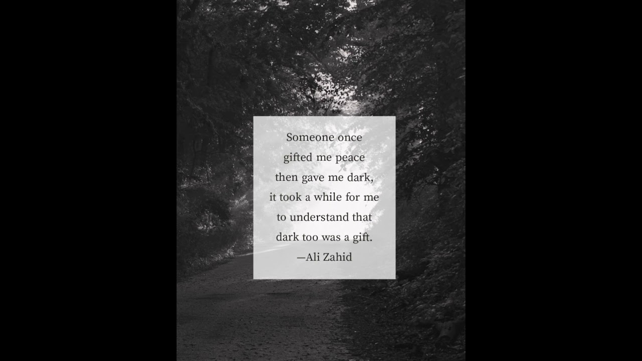 Peace after darkness 