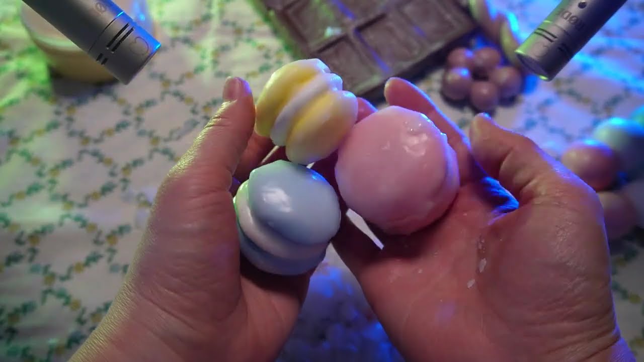 ASMR Most Satisfying Wax Coated Clay Cracking | Deep & Chewy Sounds 팅글 대박 왁스 클레이