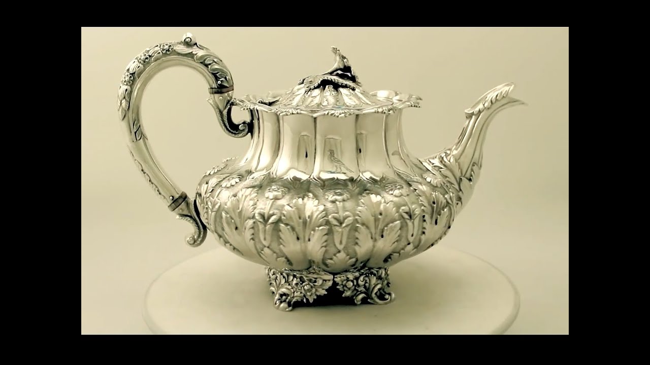Sterling Silver Teapot - Antique Early Victorian - AC Silver W9807