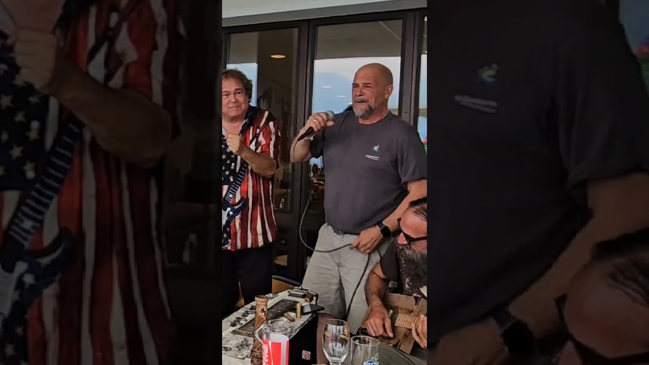 WTH! Crazy Swiss Chef Grabs The Microphone And Screams To The Band And People About His Pork Roast