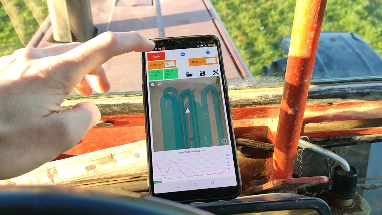 Selfmade Autosteer Demo Tour #GPS #RTK