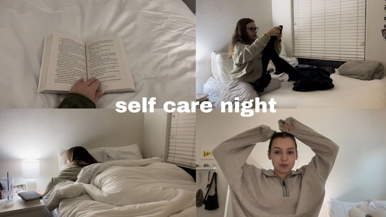 self care night | shower routine, skincare, cozy night rituals
