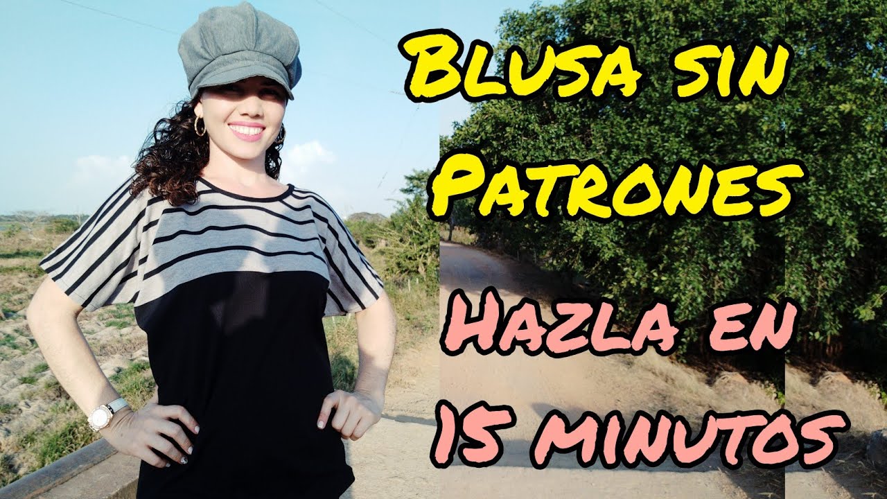 La Blusa más Fácil del Mundo 👚// Manga Japonesa// Sin Patrón ni Moldes Clase #29🧡