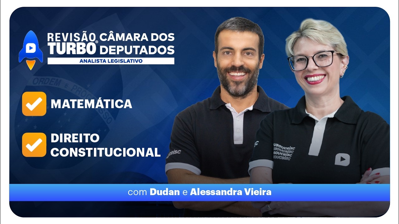 Revisão Turbo CD Analista Legislativo: Matemática e Direito Constitucional