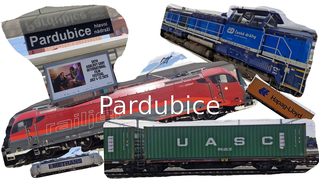 Vlaky Pardubice hlavní nádraží