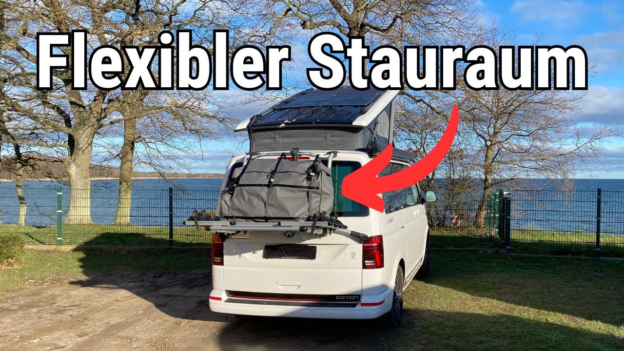 🤩 Die perfekte Packtasche für den Fahrradträger vom VW California 🚐