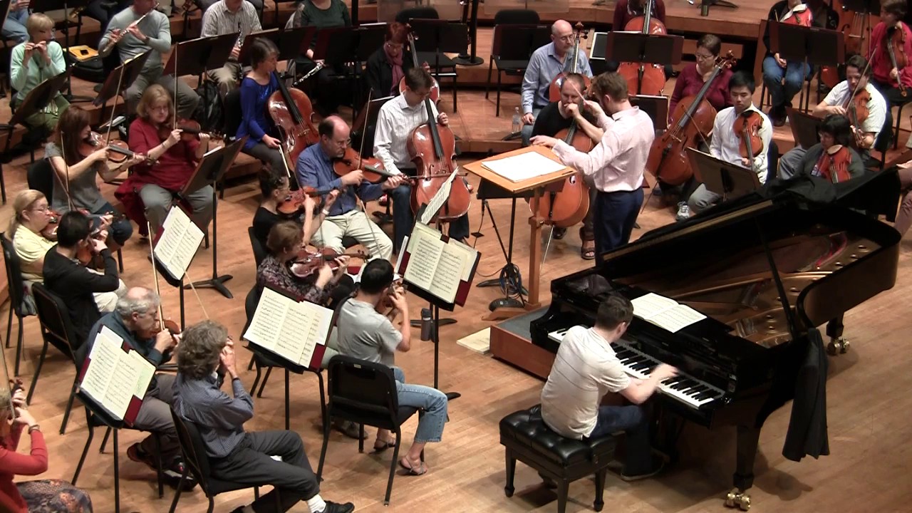 Rehearsal with Michael McHale - Ravel Piano Concerto