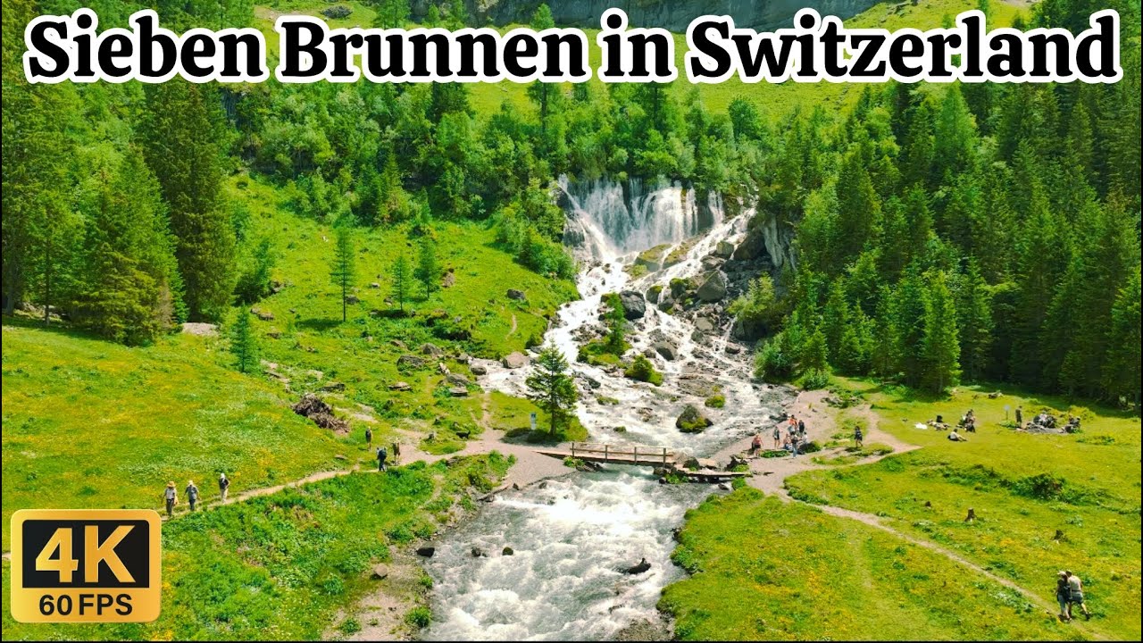 Most Beautiful Waterfalls of Switzerland🇨🇭Hiking in the Alps,Simmenfälle