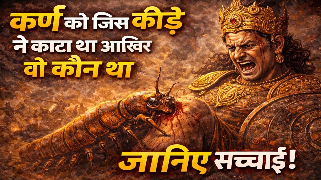 “कर्ण को जिस कीड़े ने काटा था — वो आखिर कौन था? महाभारत का सबसे बड़ा रहस्य”