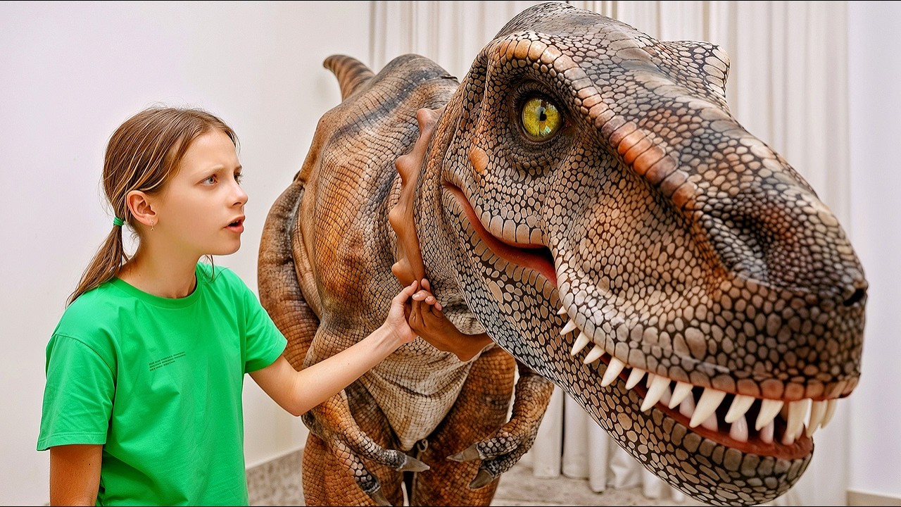 Khủng Long Trong Nh&agrave; M&igrave;nh | Cuộc Phi&ecirc;u Lưu Dạy T-Rex Ph&eacute;p Lịch Sự 🦖🏠✨