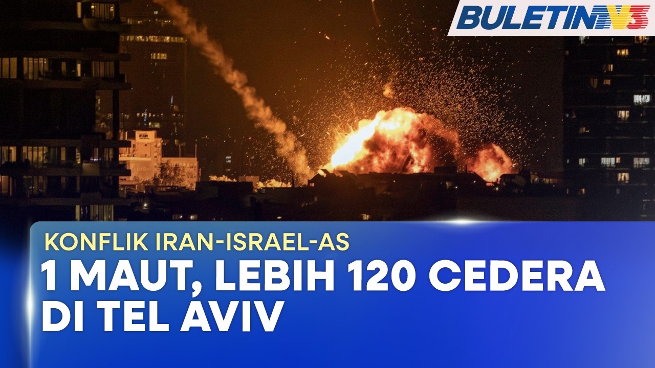 IRAN DISERANG | Seorang Maut, Lebih 120 Cedera, Kemusnahan Teruk Di Tel Aviv
