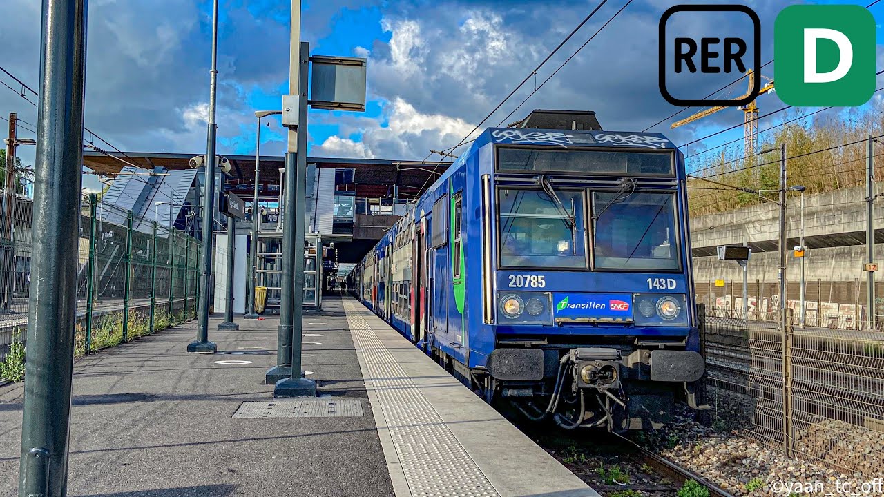 RER D Démarrage rapide!! A bord d’une Z20500 Transillien ( Pierrefite Stains￼ - Saint-Denis￼)￼