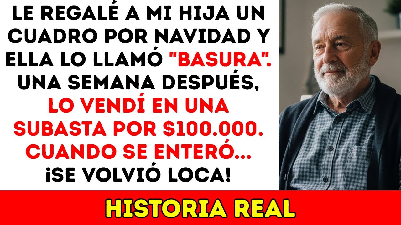 Le Regalé Un Cuadro A Mi Hija Por Navidad, Dijo Que Era 