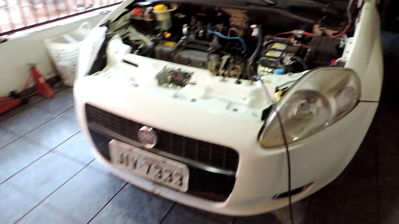 FIAT PUNTO 2011 1.4 8V Troca dos Mangotes do Sistema de Arrefecimento