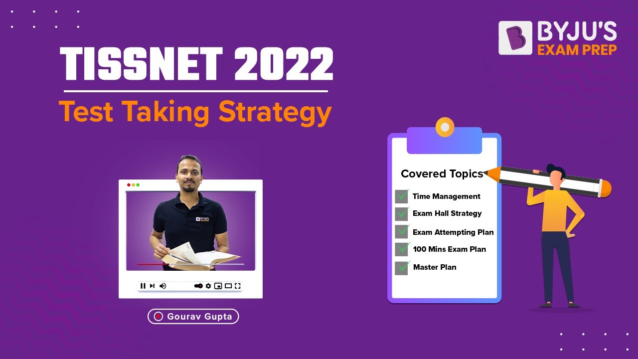 TISSNET 2022 | Test Taking Strategy, Exam Hall Time Management & Exam Attempting Plan | BYJU'S