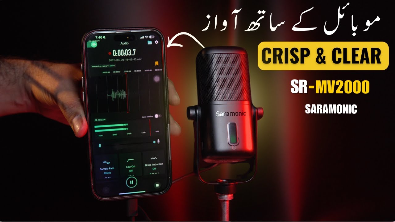 Crisp & Clear Voice on Mobile: Saramonic SR-MV2000 Condenser Mic Review & Setup!