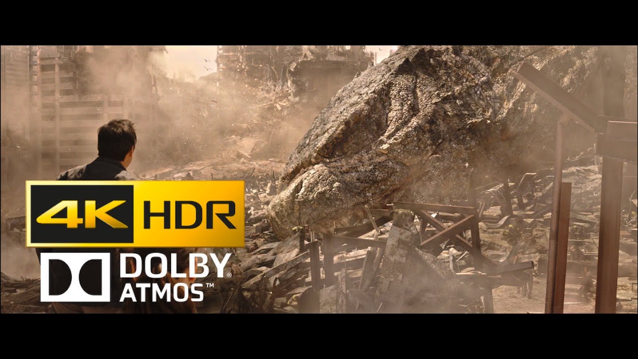 Godzilla (2014) - Godzilla awakens - [HDR]