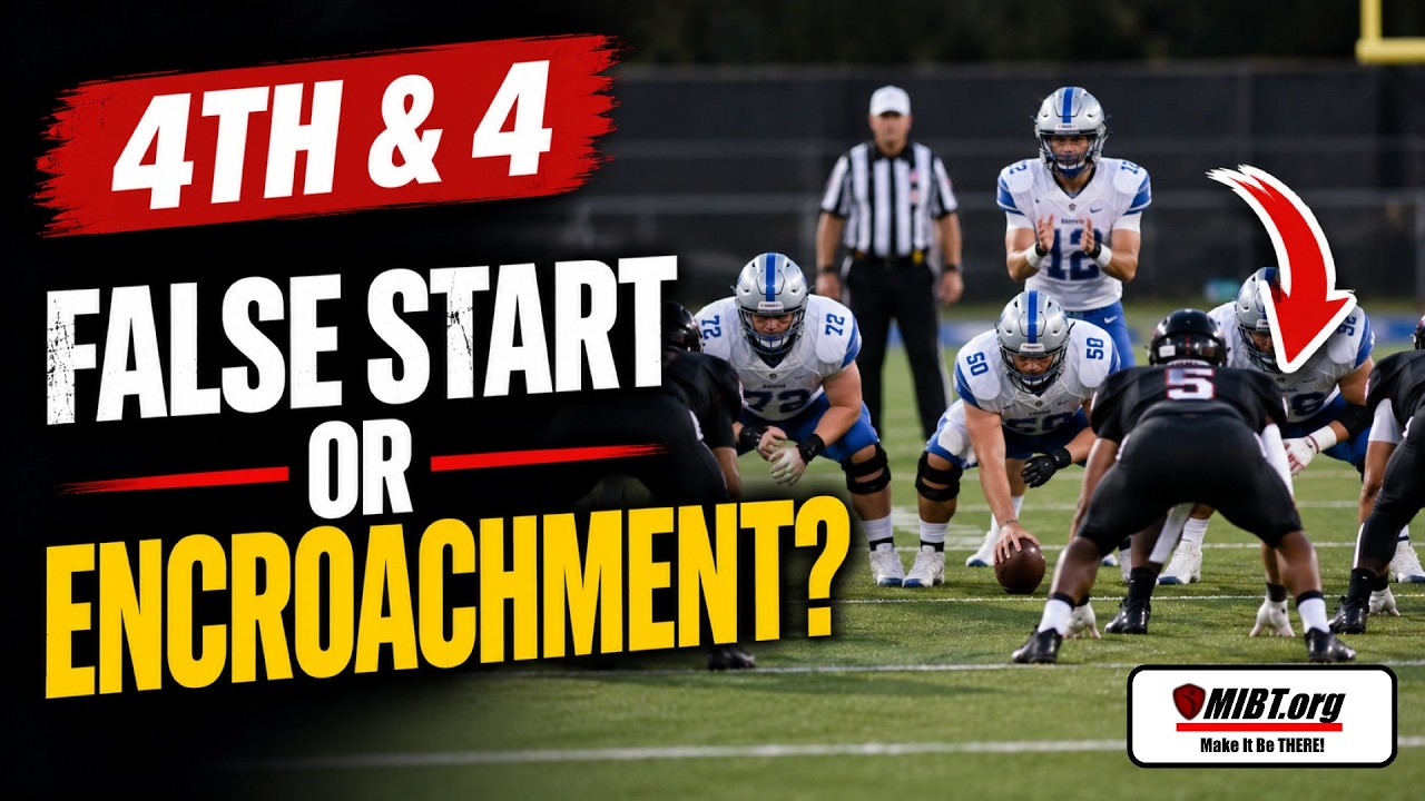 False Start or Encroachment Analyzing a Controversial Fourth Down Substitution Play!