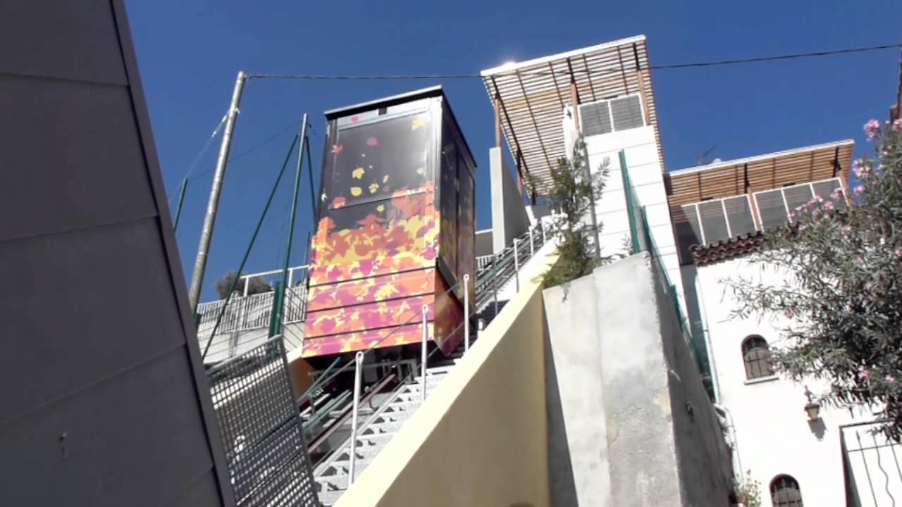 Ascenseurs inclinés (funiculaires) de Contes