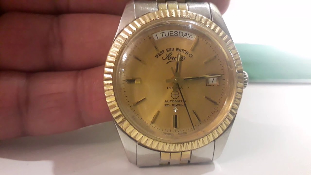 West End (Westend) Sowar Prima 25 Jewels Automatic Swiss Made Vintage (Pakistan)
