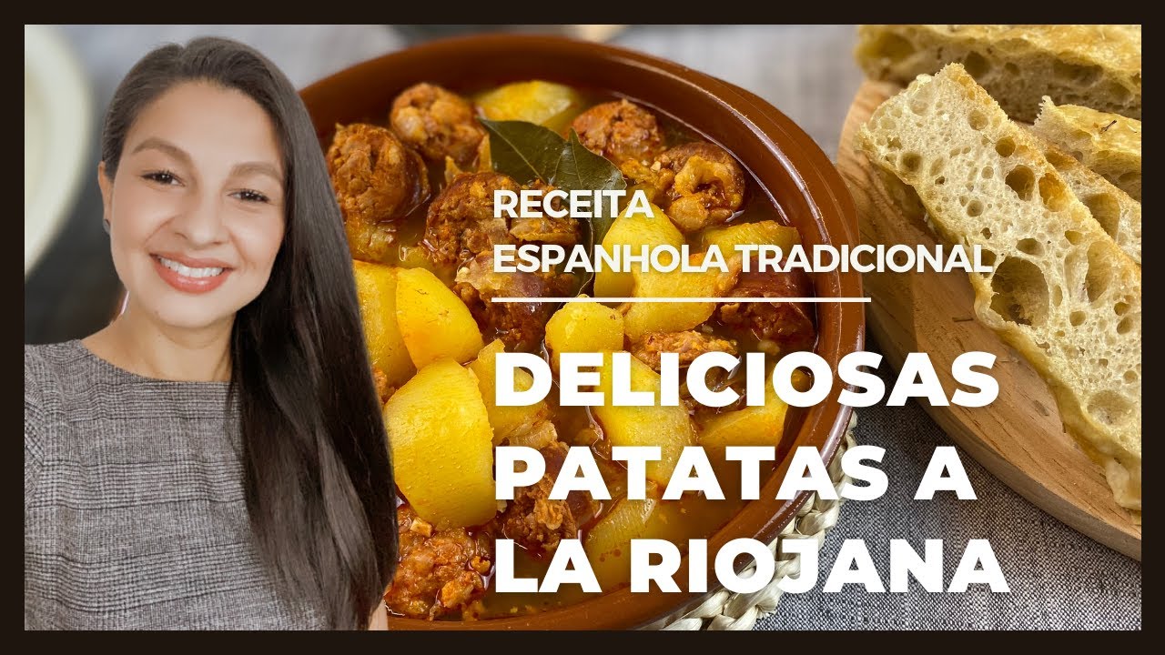 ENSOPADO DE BATATAS COM LINGUIÇA, O MELHOR QUE JÁ COMI (Patatas a la Riojana) RÁPIDO E DELICIOSO