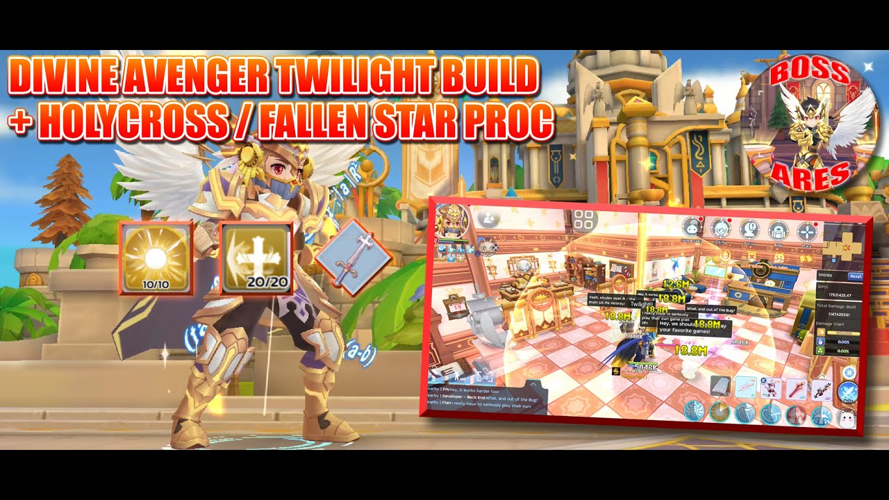 Ragnarok M Eternal Love | Divine Avenger Twilight PVE Build with Holy Cross and Fallen Star Proc