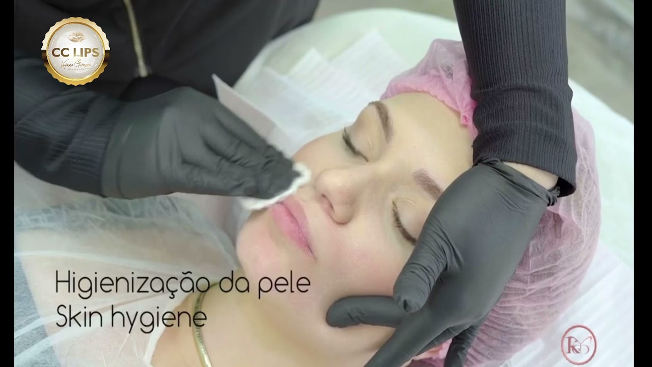 Micropigmentação labial passo a passo efeito batom