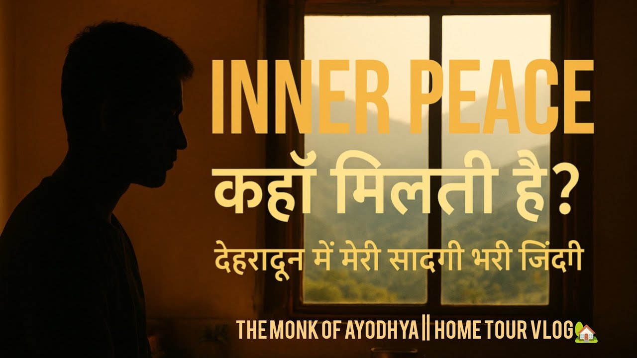 Inner Peace कैसे मिलती है? | देहरादून में मेरी Simple Life | The Monk of Ayodhya Vlog #dehradunvlog 