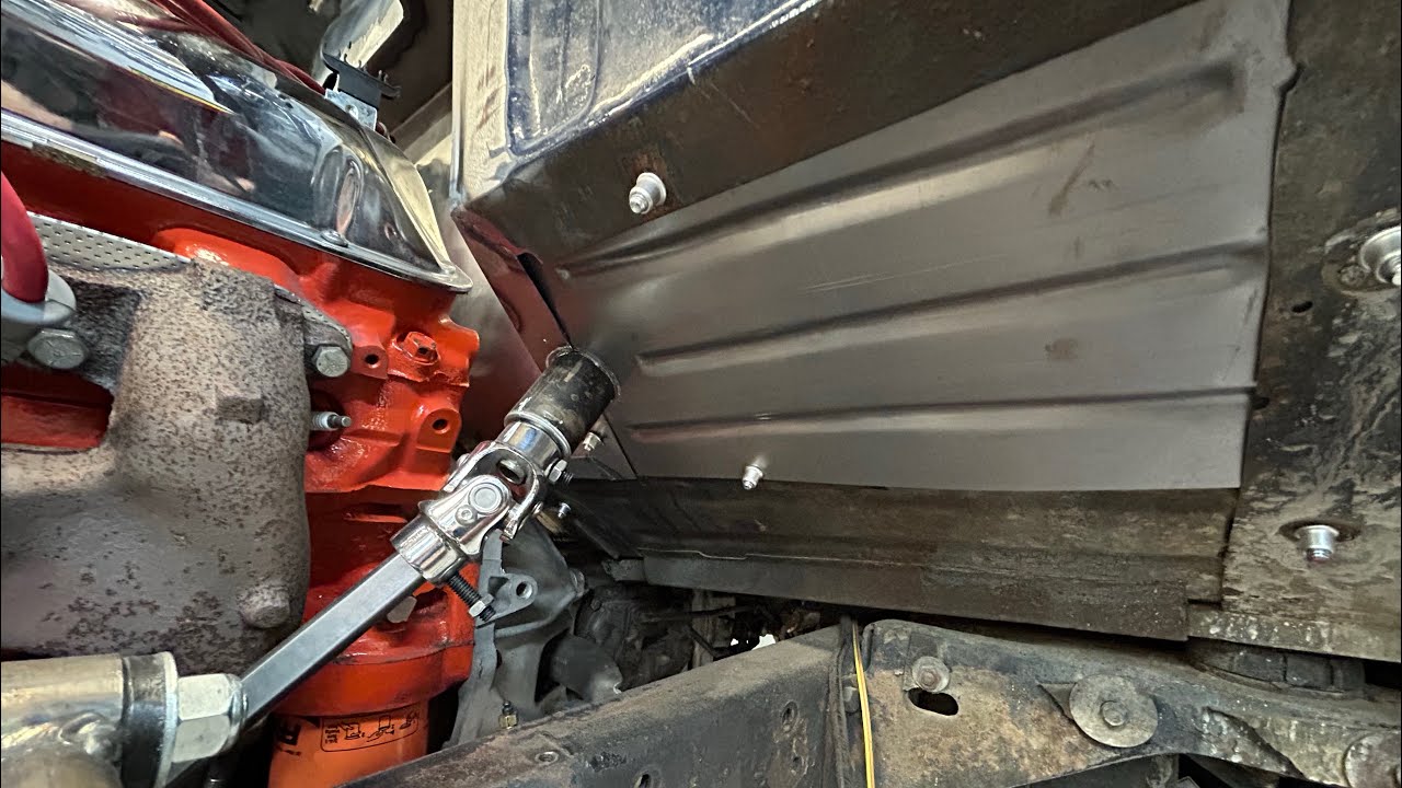 Fabricating Toe Boards, Transmission Cover and Building Steering Linkage. 50 Fargo Build Part 5