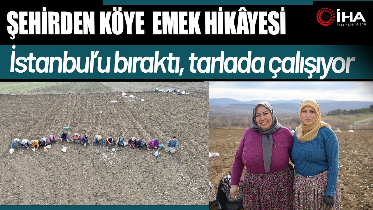 Fedakar Anne Çocukları İçin Megakenti Bırakıp Toprağa Sarıldı