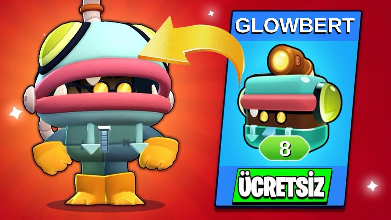 Brawl Stars’ta ÜCRETSİZ 8 Glowbert Kutusu Açtım! 😱