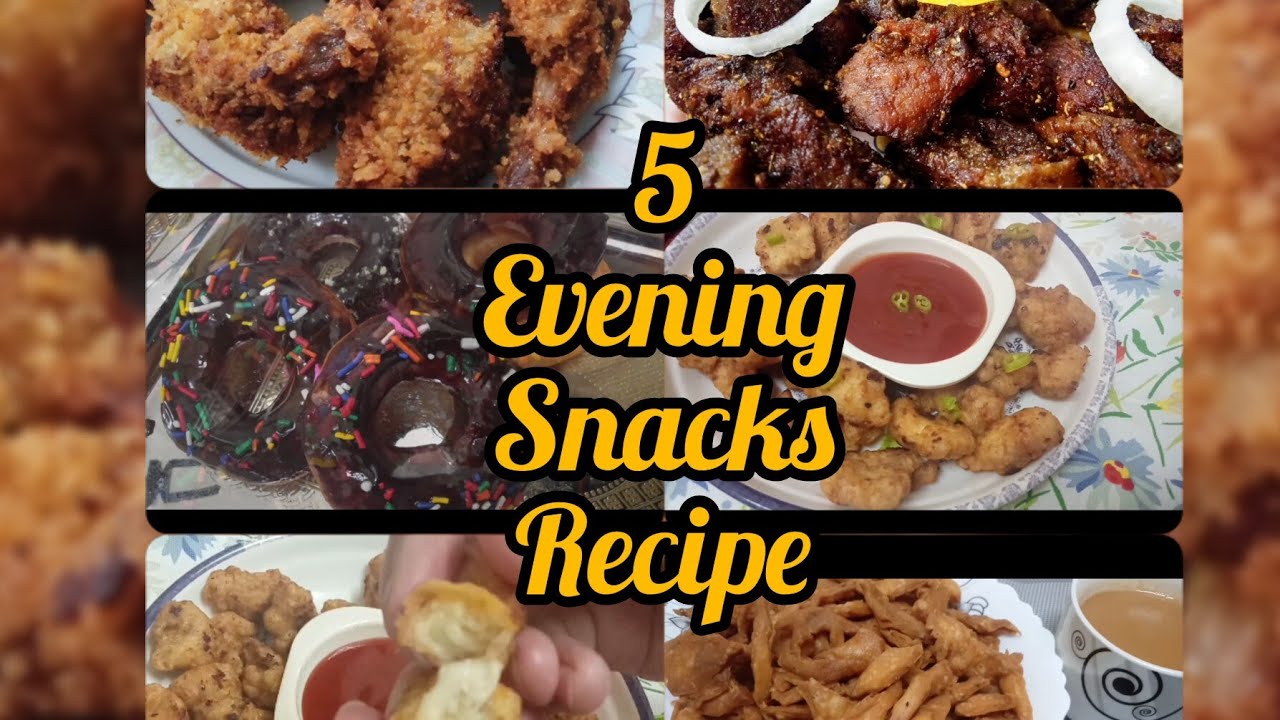 5 evening snacks recipes |kids lunchbox ideas|lunchbox recipe|Tea time snacks