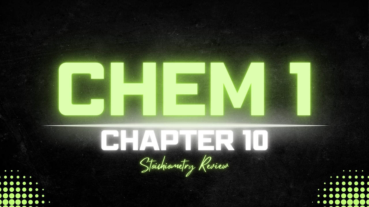 Chapter 10 Stoichiometry Review