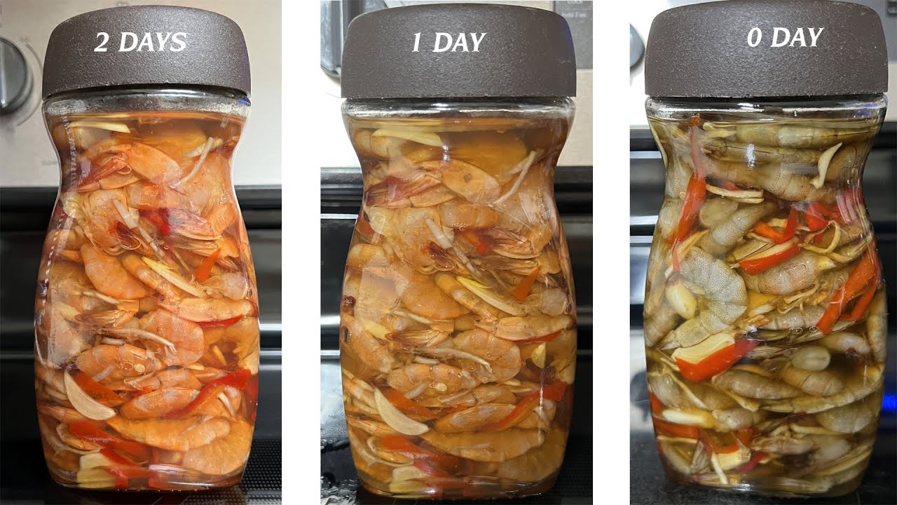 T&ocirc;m Chua Riềng Nhanh Đặc Biệt - Quick Homemade Galangal Pickled Shrimp