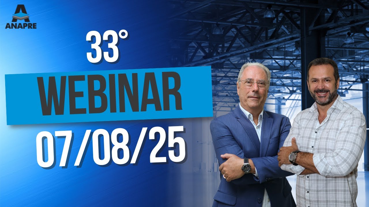 33º Webinar ANAPRE  Cuidados em projeto e execução de Juntas em Pisos Industriais