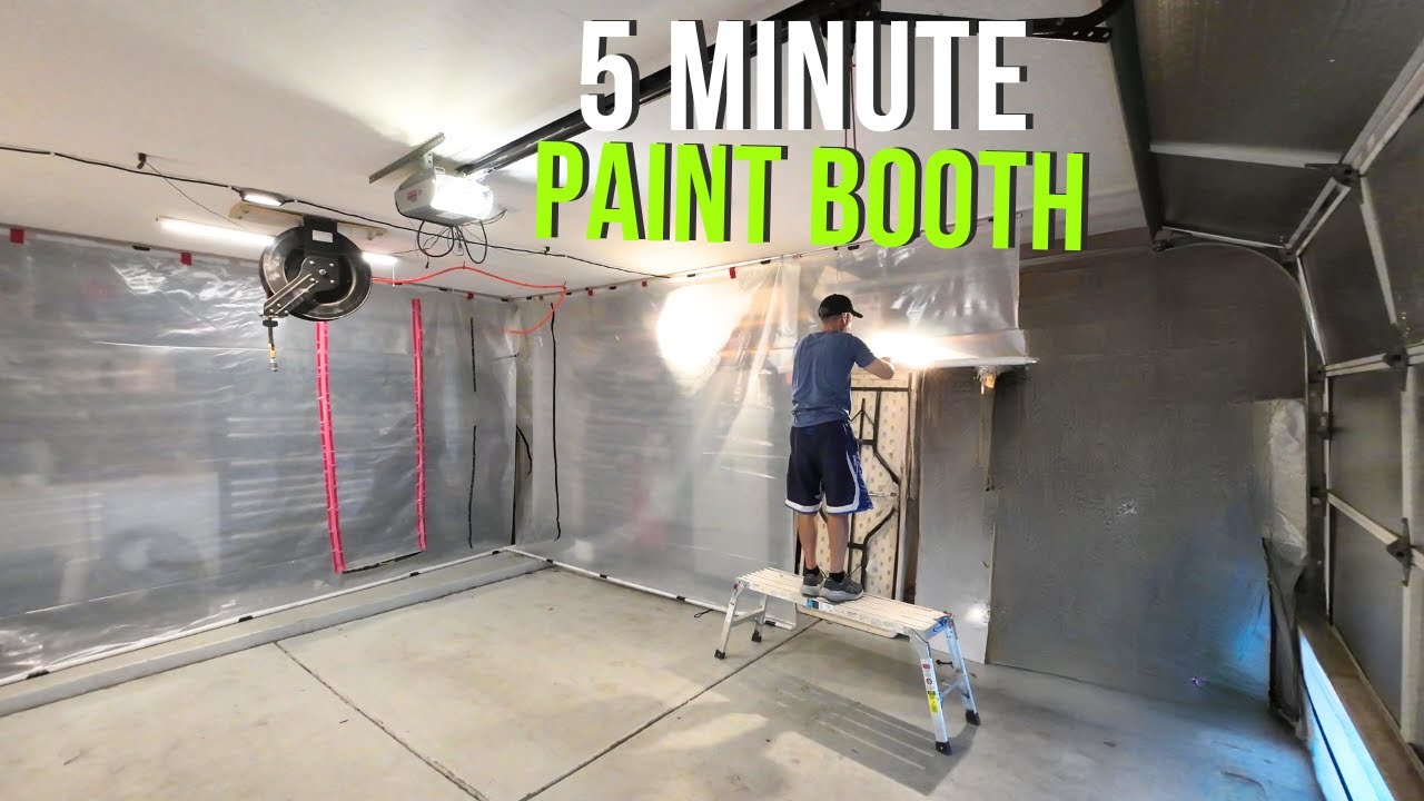 DIY Garage Paint Booth