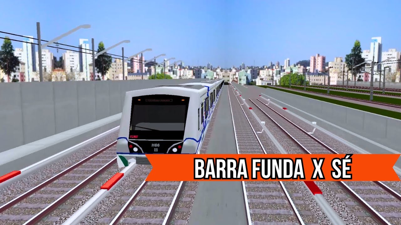 🔴Open BVE |  Metrô SP | Linha 3 Vermelha | Frota H | Barra Funda x Sé | Simulador de Metrô | Mods