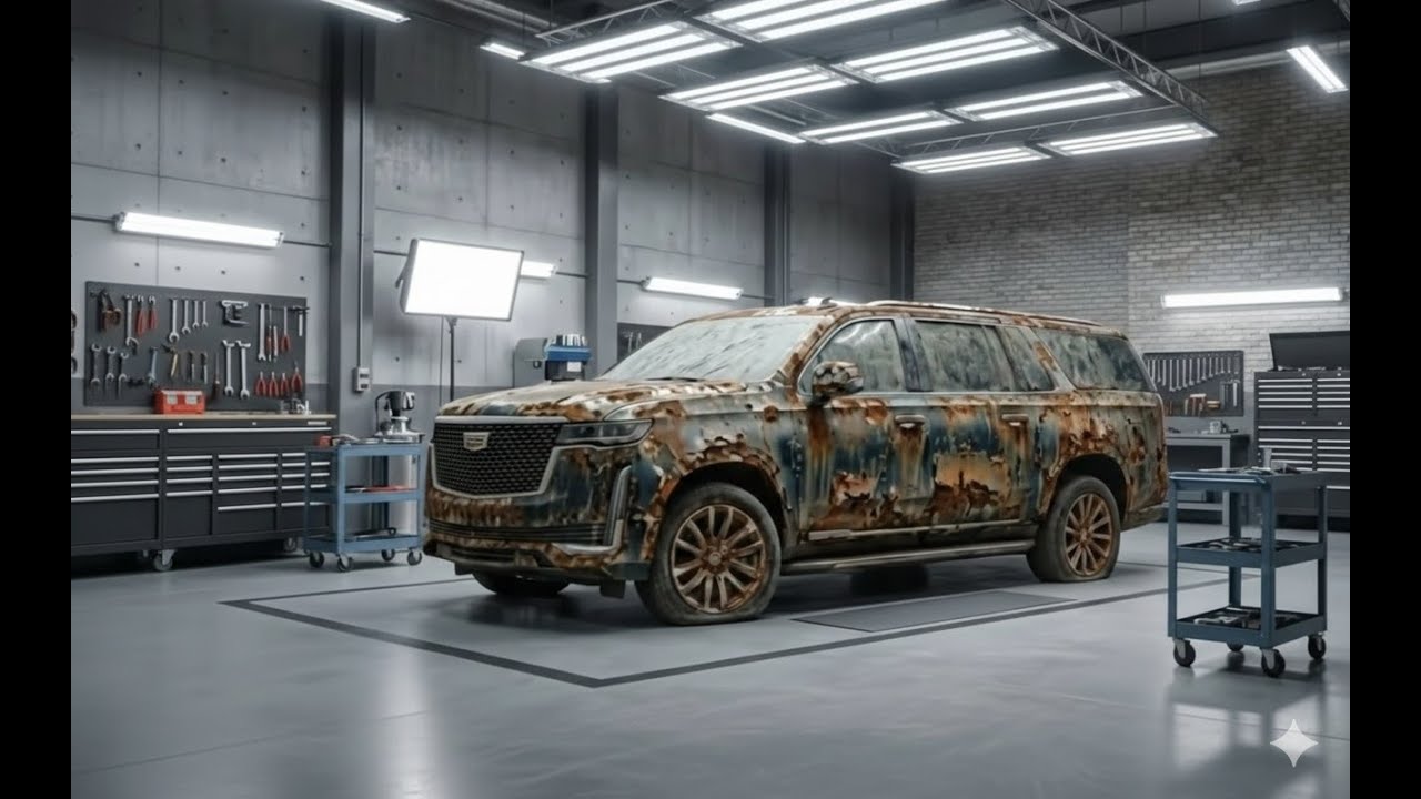 Abandoned Cadillac Escalade Restored to Monster Beast | ASMR Restoration