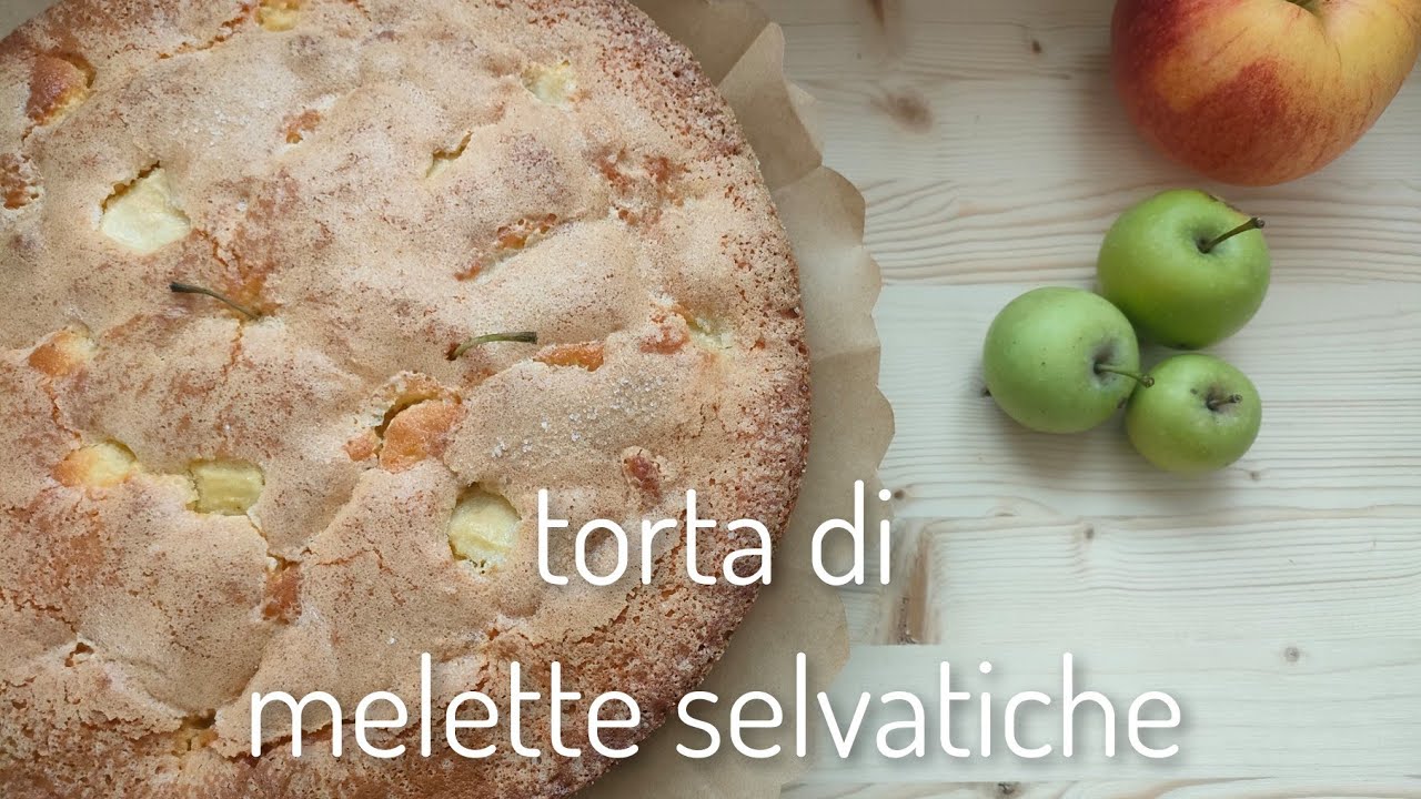 Пирог с дикими яблоками