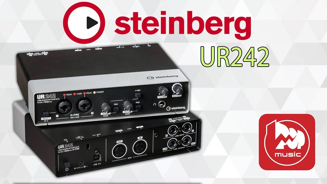 STEINBERG UR242 Звуковая карта с DSP процессором