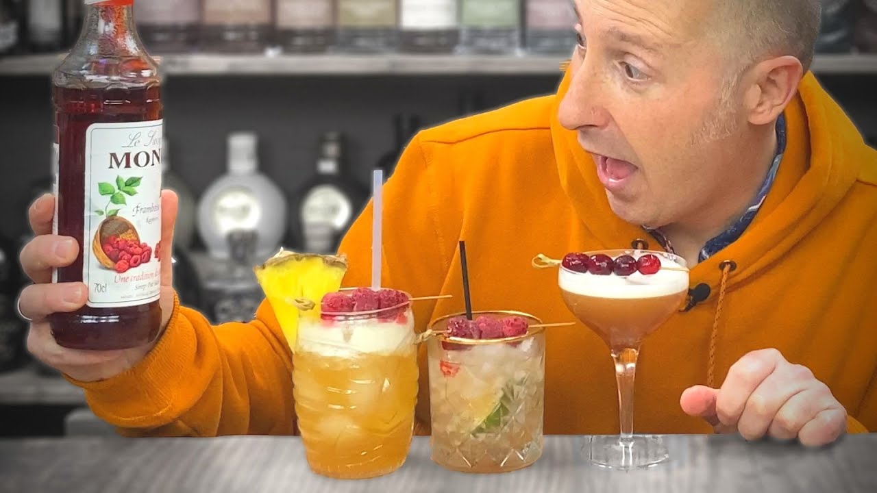 3 DELICIOUS Raspberry Cocktails with RUM