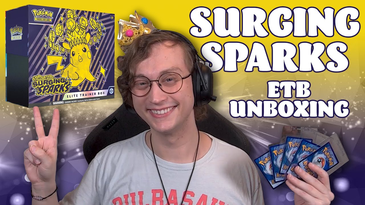 Calm before the Surging Sparks Storm Pokémon ETB Unboxing